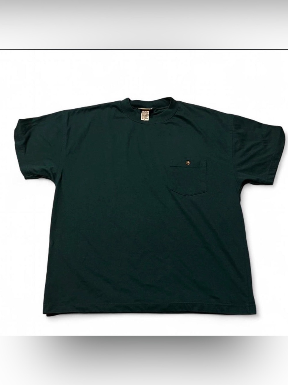 Classic Dark Green Short Sleeve Pocket Tee